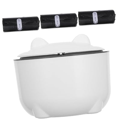 POPETPOP 1set Enclosed Cat Litter Disposal Bin Odor-Sealing Lid Large Capacity by Unknown