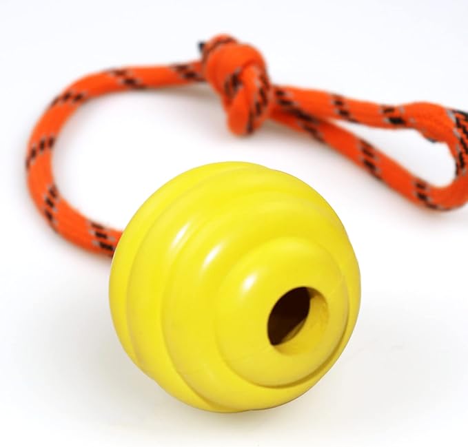 K9 Training Ball with Rope, Exercise and Reward Toy - Image 3