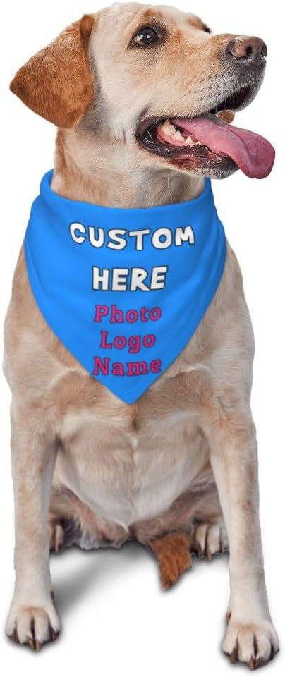 Custom Pet Scarf Dog Bandana by YURIOPF