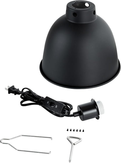 Reptile Light Fixture, 8.1in Deep Dome Reptile Heat Lamp Fixture - Image 7