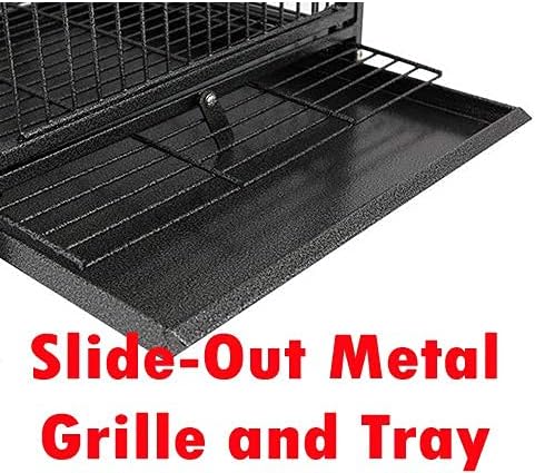 Portable Heavy Duty Travel Bird Parrot Carrier Cage Feeding Bowl Play Stand - Image 9