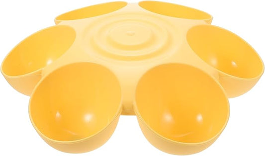 Mipcase Multipurpose Pet Feeding Bowl Plastic Multiple Compartment Feeder by Mipcase