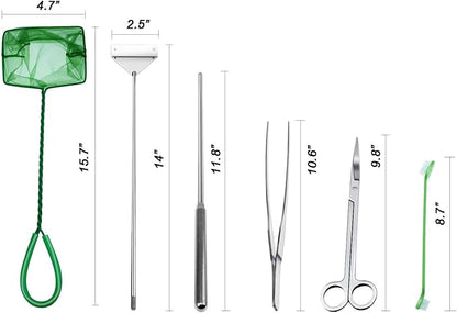 Fish Tank Cleaning Kit with Aquarium Siphon, Fish Net - Image 5