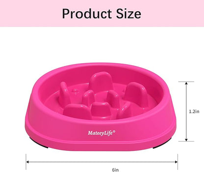 MateeyLife Small Slow Feeder Cat Bowls, Anti-Choking Puzzle Cat Food Bowls - Image 3