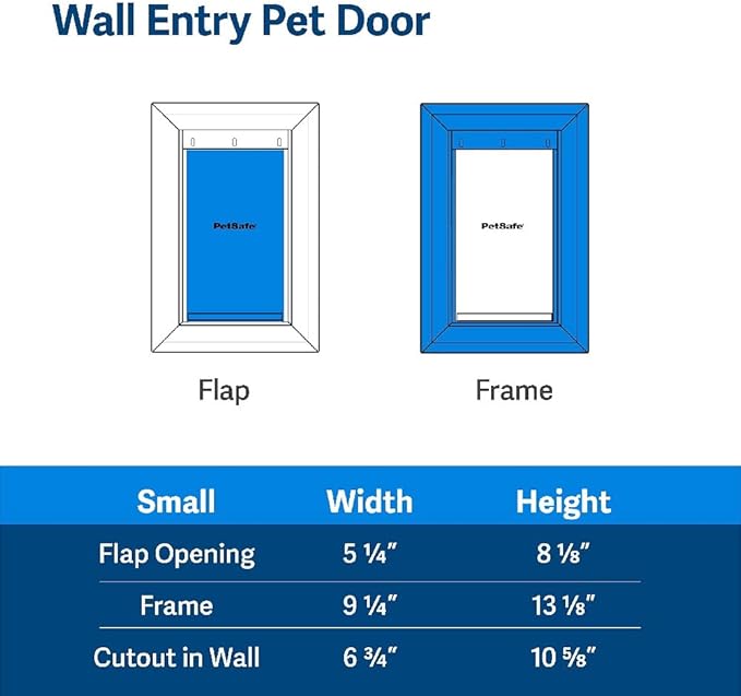 PetSafe Never Rust Wall Entry Pet Door - Image 3