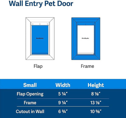 PetSafe Never Rust Wall Entry Pet Door - Image 3