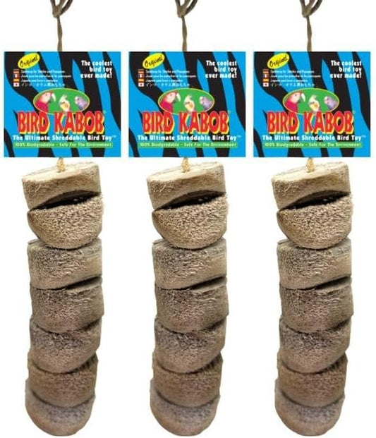 Wesco Pet Original Bird Kabob Shreddable Bird Toy by BIRDKABOB