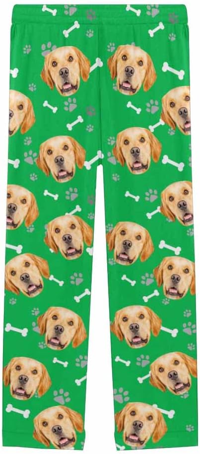 Personalized Pajama Pants for Women Custom Photo Face Printed Pajama Bottoms - Image 3