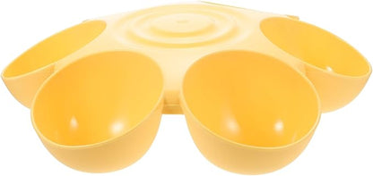 Multi Indoor Pet Feeding Bowl for Dogs and Cats High Grade Plastic Food Dish by VILLFUL