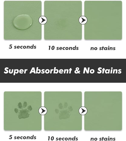 Absorbent Dog Food Mat-Dog Cat Mat - Image 2