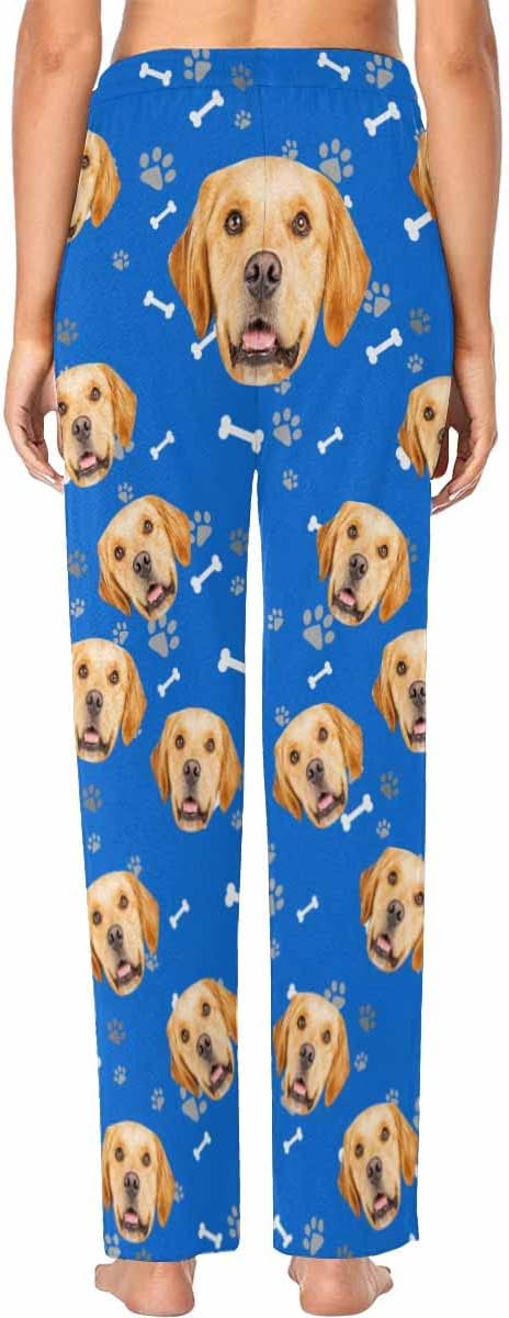 Personalized Pajama Pants for Women Custom Photo Face Printed Pajama Bottoms - Image 2