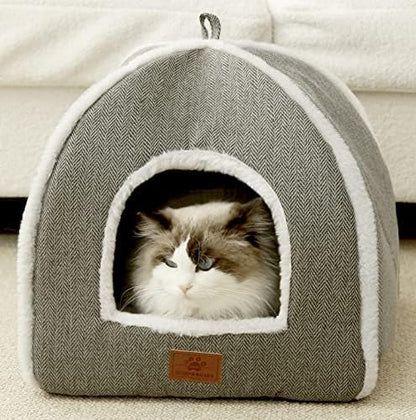 Cat Beds for Indoor -Cat Cave House Tent for Kittens and Laege Pets - Image 5