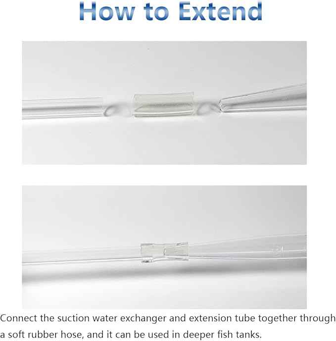 DFsucces Fish Tank Cleaning Tools, Mini Manual Fish Tank Water Changer Aquarium - Image 4