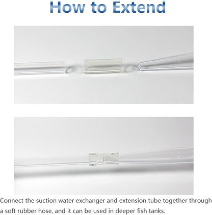 DFsucces Fish Tank Cleaning Tools, Mini Manual Fish Tank Water Changer Aquarium - Image 4