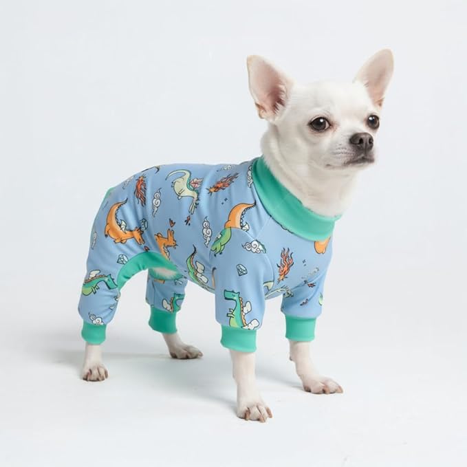 Spark Paws Dog Pajama, Dog Recovery Suit Male, Ultra-Soft and 4-Way Stretch by SparkPaws