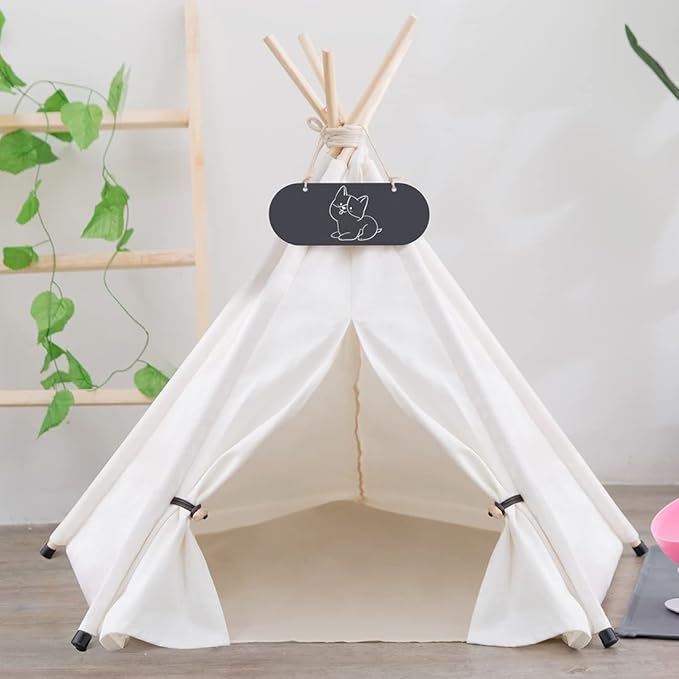Pet Teepee Tent for Dogs & Cats Dog Bed - Image 3