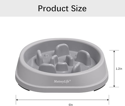 MateeyLife Small Slow Feeder Cat Bowls 2PCS, Anti-Choking Puzzle Cat Food Bowls - Image 3