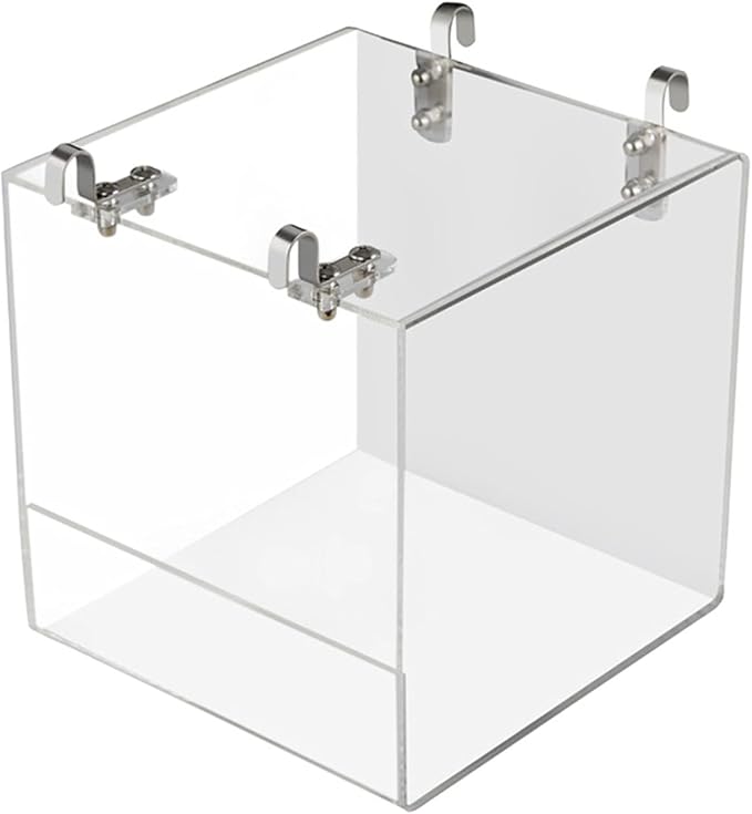 GURECOD Hanging Bird Bath Cube Bird Bathtub Bath Shower Box Bowl Cage Accessory - Image 2