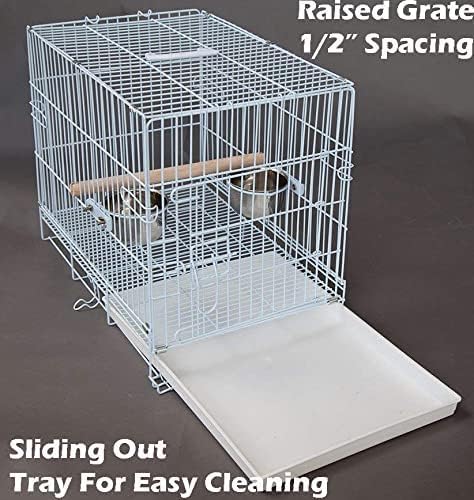 Durable Easy Portable Metal Travel or Veterinary Collapsable Parrot Bird - Image 5
