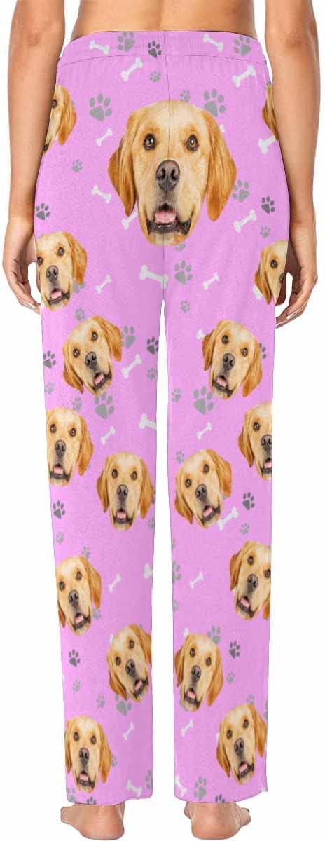 Personalized Pajama Pants for Women Custom Photo Face Printed Pajama Bottoms - Image 2