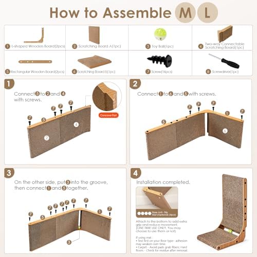 EHEYCIGA Cardboard Cat Scratcher - Image 8
