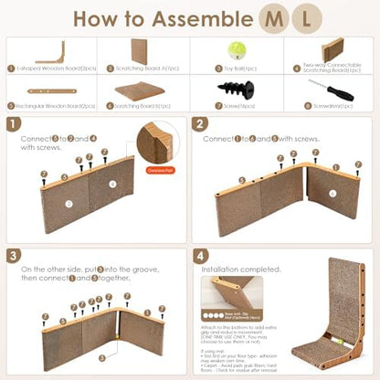 EHEYCIGA Cardboard Cat Scratcher - Image 8