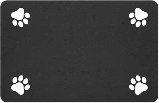 Pet Feeding Mat-Absorbent Pet Placemat by Incenseburner