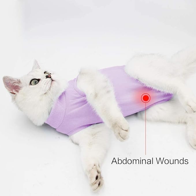 kzrfojy Cat Surgery Recovery Suit Cat Onesie - Image 2