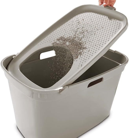 So Phresh by Petco Top-Entry Litter Box Tan 23.2" L X 15.4" W X 15" H - Image 3