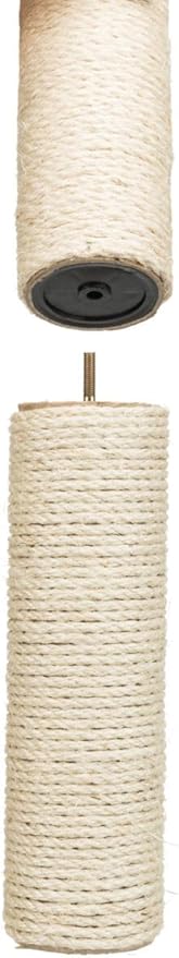 Trixie Replacement Sisal Post for Scratching Posts, Cat Trees and Cat Towers - Image 4