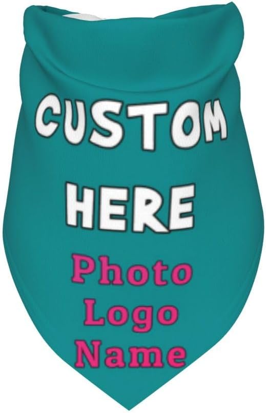 Custom Pet Scarf Dog Bandana, Personalized Triangle Bib Suitable - Image 3