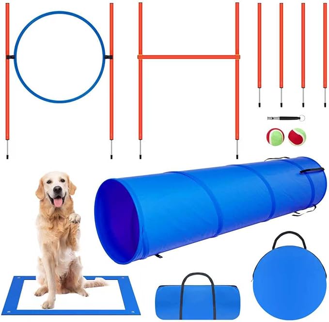 Polar Aurora Dog Agility Equipment, Dog Obstacle Courses Backyard by PolarAurora