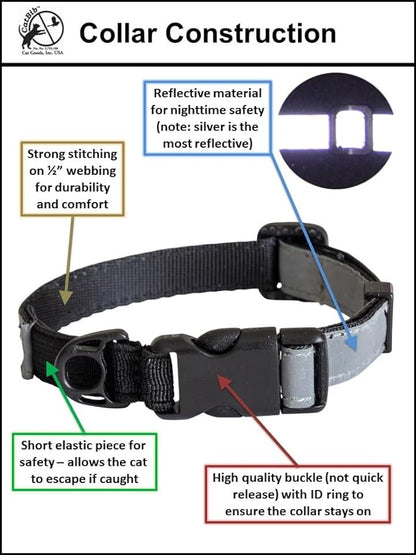 CatGoods Reflective Silver Stretch Cat Collar – Escape-Safe Alternative to - Image 7