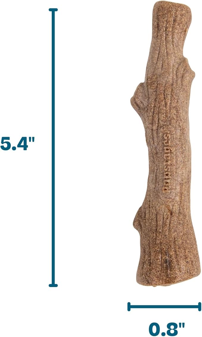 Pupstages Dogwood Dog Chew Toy, Made in the USA – Real-Wood Blend, Natural - Image 5