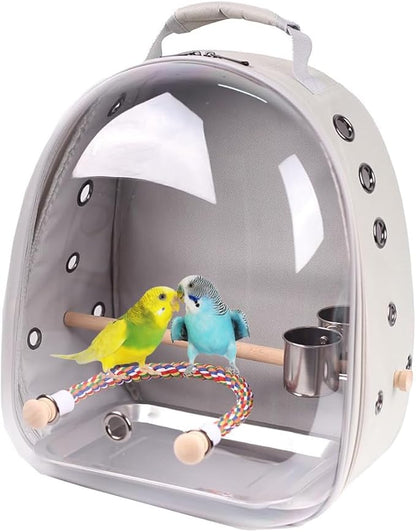 Bird Traval Carrier Cage, Vet Transport Book Bag - Image 6