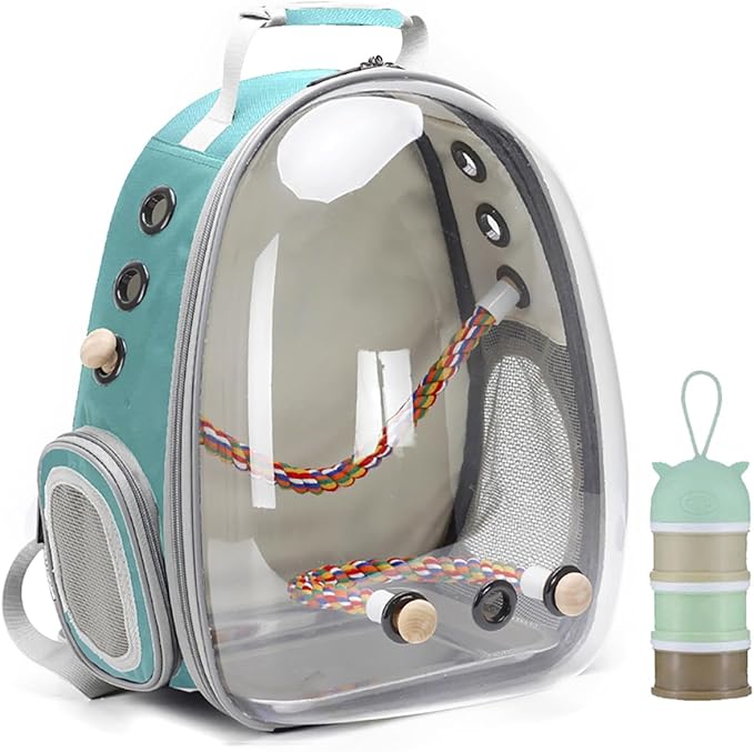 Bird Traval Carrier Cage, Vet Transport School Bag by halinfer