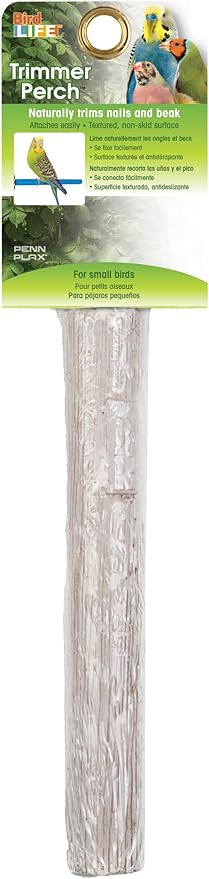 PENN-PLAX Bird-Life Calcium Bird Perch – Naturally Trims Nails & Beak – Ideal - Image 3