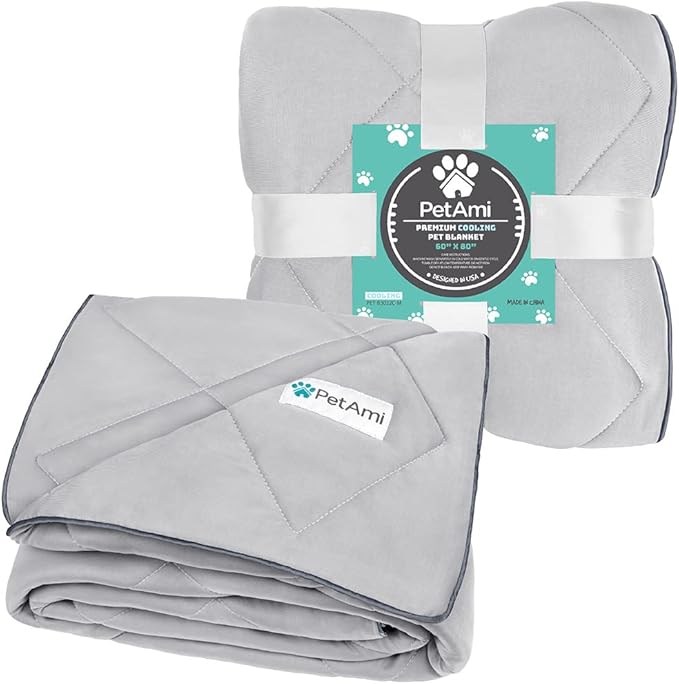 PetAmi Premium Cooling Dog Blanket | Lightweight Fluffy Pet Throw Blanket Bed - Image 6