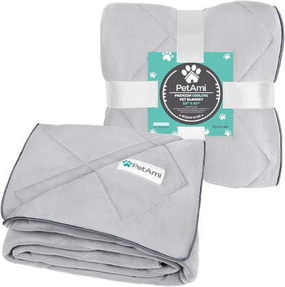 PetAmi Premium Cooling Dog Blanket | Lightweight Fluffy Pet Throw Blanket Bed - Image 6
