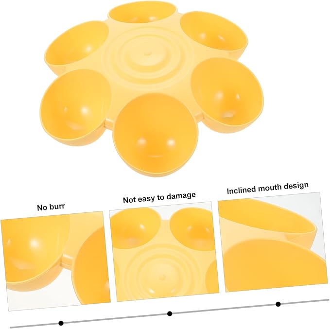 Multiple Cat Feeder Pet Feeding Bowl 14.17In Durable Plastic Dog Treats - Image 7