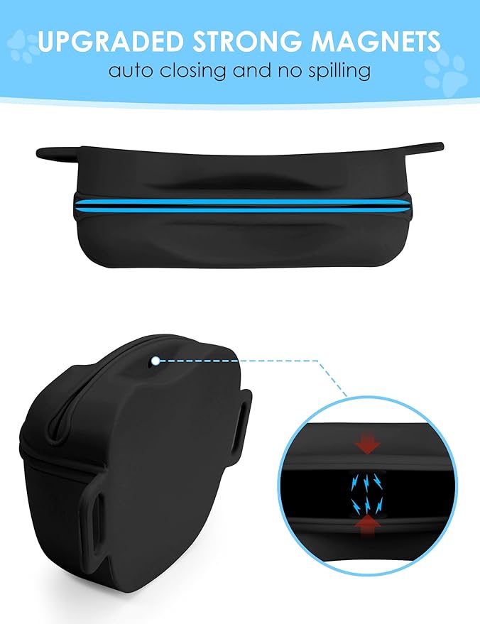 heouvo Dog Treat Pouch with Training Clicker, Upgrade Stronger Magnetic Closure - Image 4