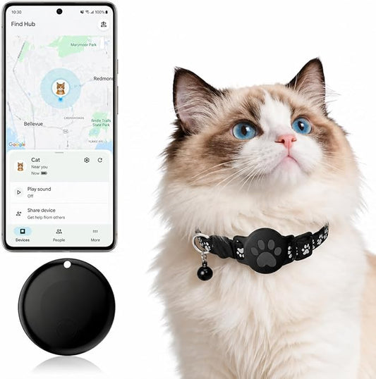 Pet Tracker, GPS Collar for Cats, Smart tag, Waterproof Compatible by SimpleConvenientEfficie