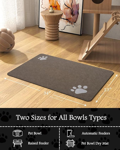 Pet Feeding Mat-Absorbent Dog Mat - Image 7