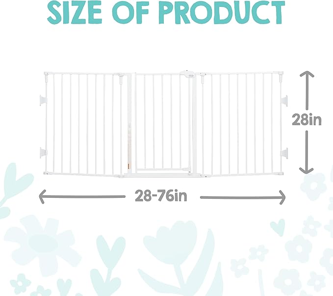 Regalo 76 Inch Super Wide Configurable Baby Gate, Includes 4 Pack of Wall - Image 3