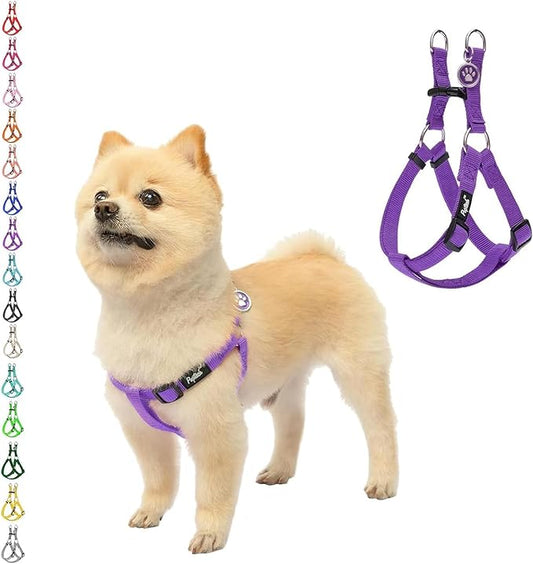 PUPTECK No Pull Dog Harness Soft Adjustable Basic Nylon Step in Puppy Vest by PUPTECK
