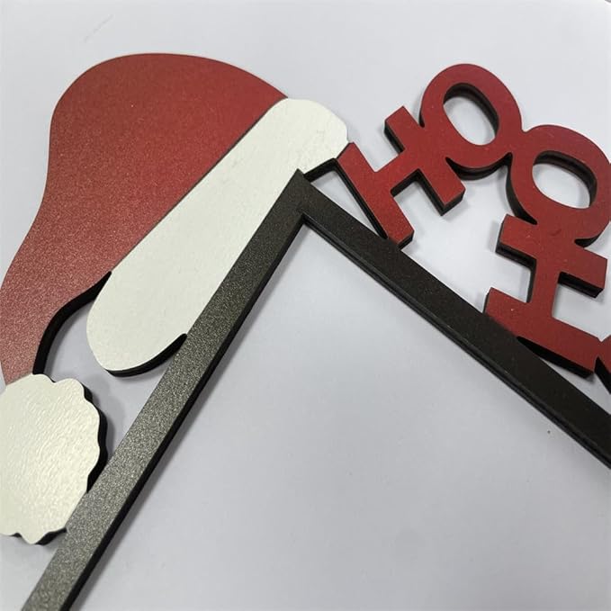 Christmas Door Topper Holiday Home Decor Funny Snowman Santa Claus Top Door - Image 2
