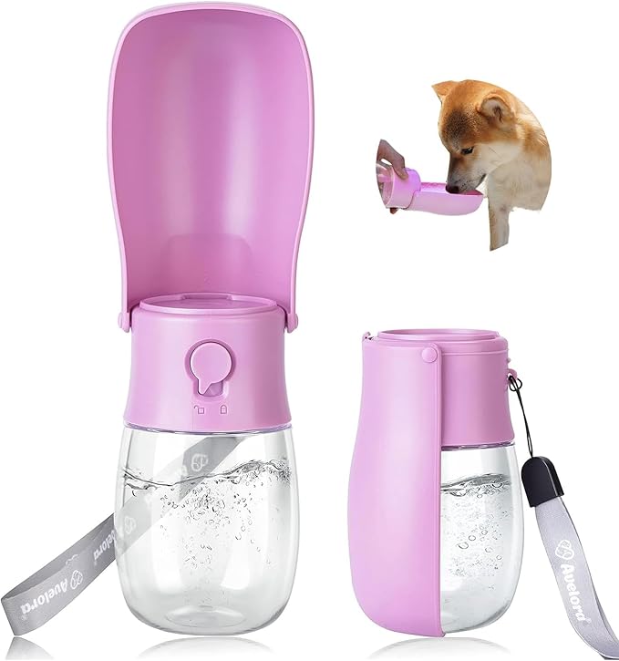 Foldable Dog Water Bottle, Portable Water Dispenser by AVELORA