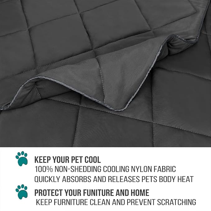PetAmi Premium Cooling Dog Blanket | Lightweight Fluffy Pet Throw Blanket Bed - Image 3