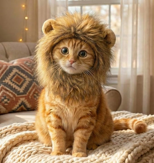 Lion Mane Costume for Cats by OMG+Adorables