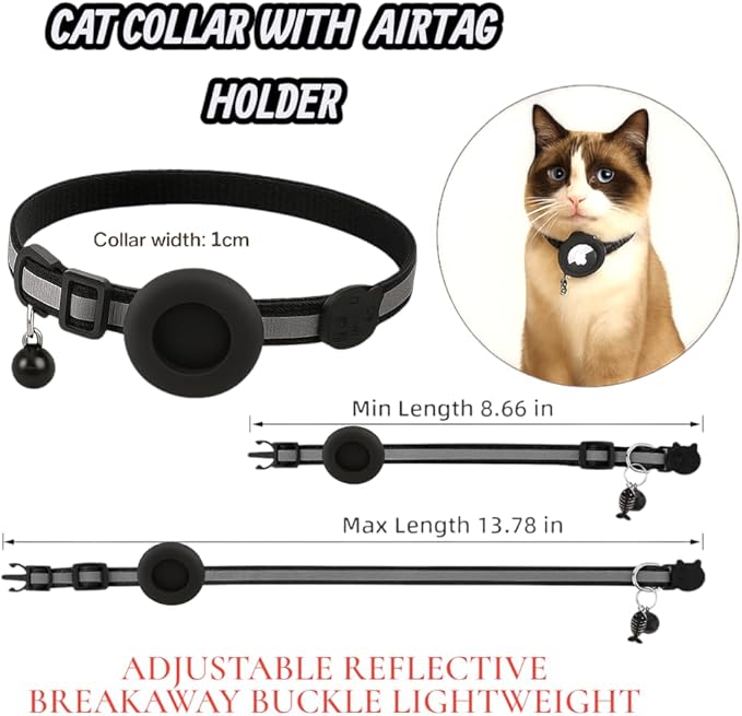 AirTag Cat Collar Breakaway - Image 2